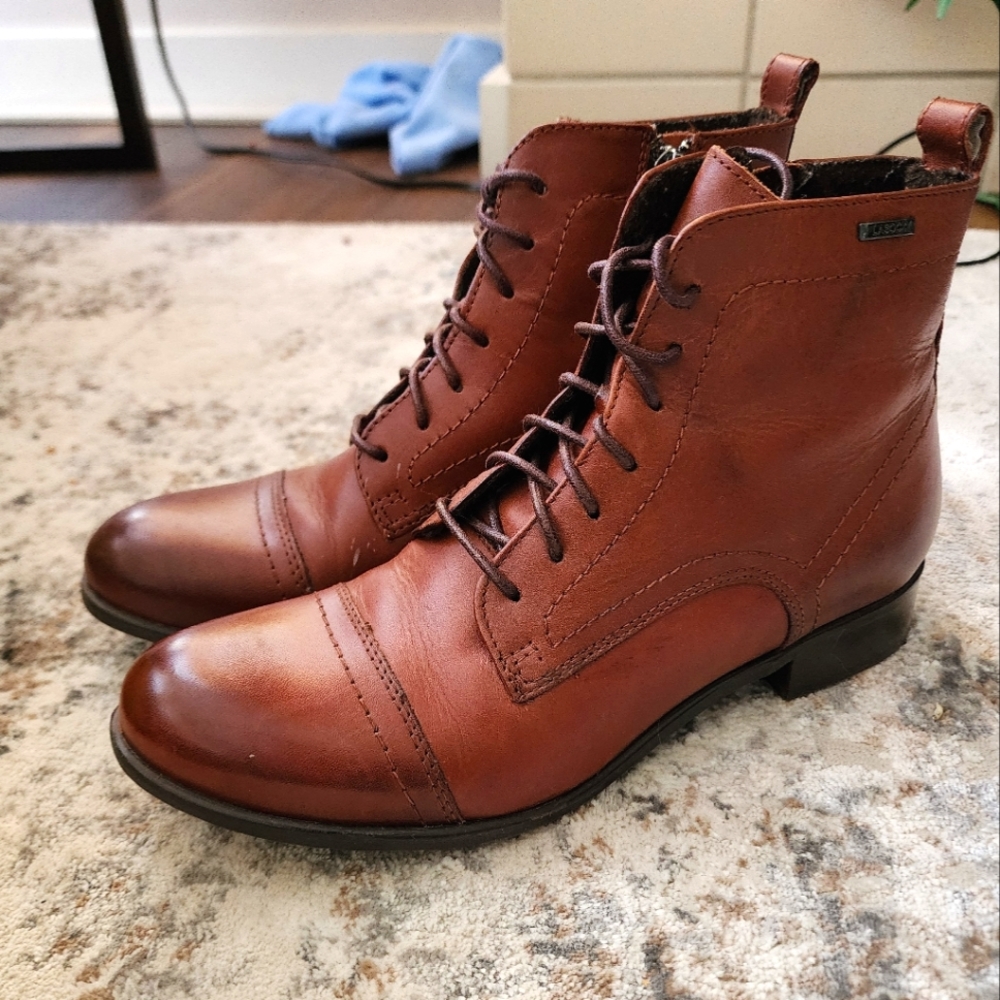 Brown Leather Boots